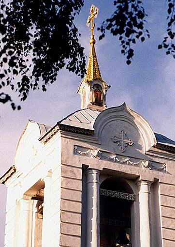 Bryansk. Belfry of Trinity Church in Bezhichi. XVIII cent.