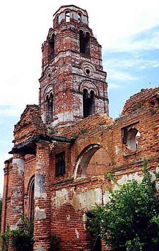 Unechi district. Lyshichi. Church of Nativity of the Virgin. XIX cent.