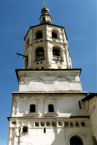 Borovsk district. Borovsk. Paphnutyev-Borovsky Monastery. Bell-tower. XVII