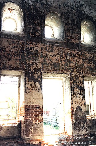 Borovsk district. Ryabushinskaya suburb. Church of Demetrius of Thessalonica. Interior. XIX 