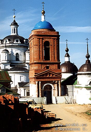 Maloyaroslavets district. Maloyaroslavets. Nikolas Chernostrovsky Monastery. XIX 