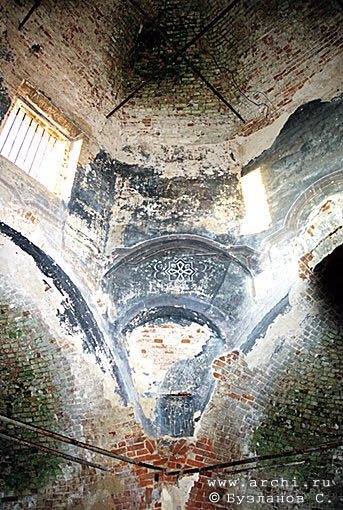 Kaluga district. Grabtsevo. Estate Grabtsevo. Assumption Church. Interior. XVIII 