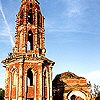 Kaluga district. Grabtsevo. Estate Grabtsevo. Belfry and Church of St. Nikolas. XVIII 