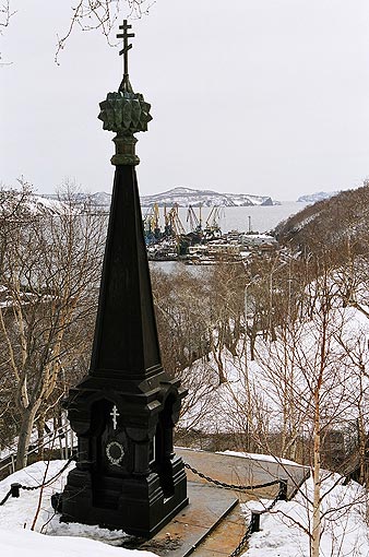 Petropavlovsk Kamchatsky.	Monument to Defenders of Petropavlovsk Kamchatsky. XIX