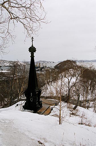 Petropavlovsk Kamchatsky.	Monument to Defenders of Petropavlovsk Kamchatsky. XIX