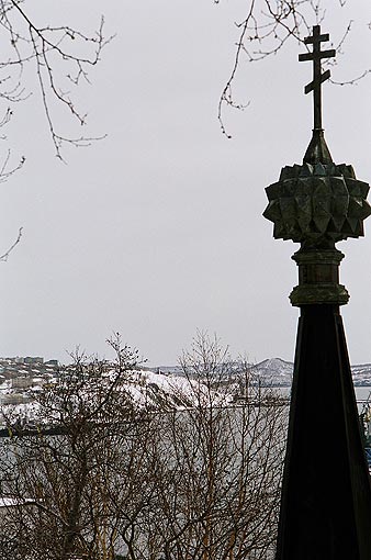 Petropavlovsk Kamchatsky. Monument to Defenders of Petropavlovsk Kamchatsky. XIX