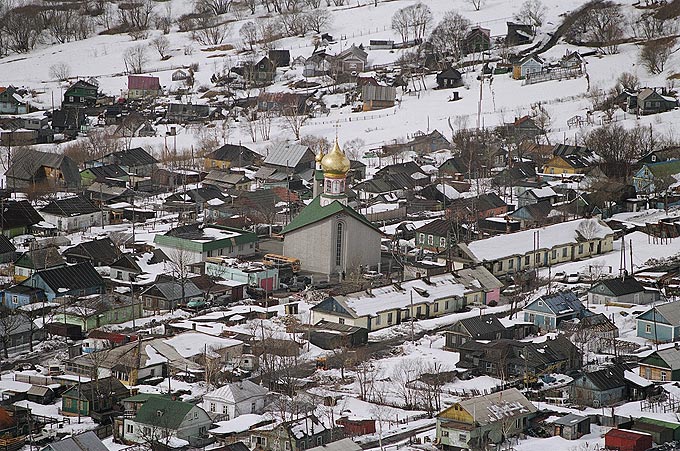 Petropavlovsk Kamchatsky.	Church of Saint Apostles Peter and Paul. 