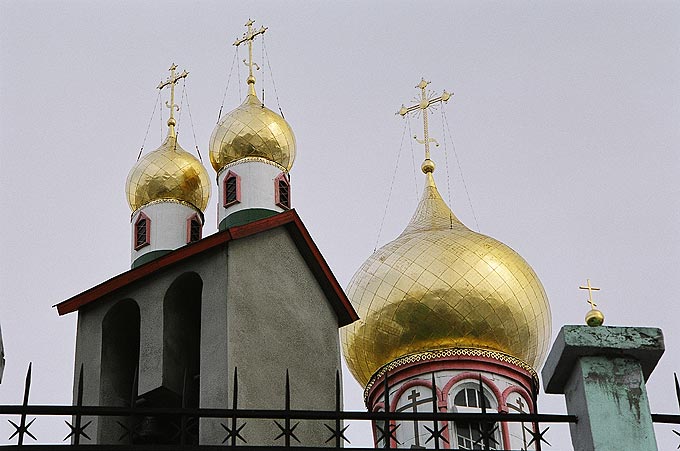 Petropavlovsk Kamchatsky.	Church of Saint Apostles Peter and Paul. Belfry. 