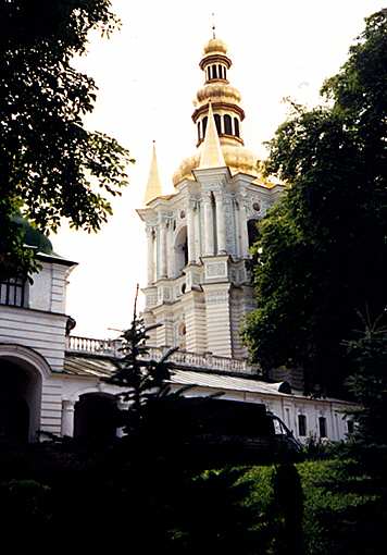 Kiev. Kievo-Pechorskaya Lavra. Bell-Tower on Far Caves. VXIII cent. Grigorovich-Barsky I.