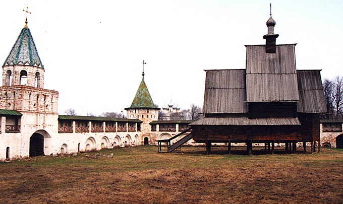 Kostroma. Ipatyev Monastery. Saviour-Transfiguration Church from village Spas-Vezhi. XVII cent.