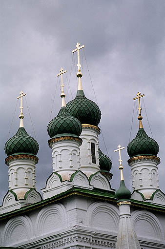 Kostroma. Transfiguration Church behind Volga. XVII