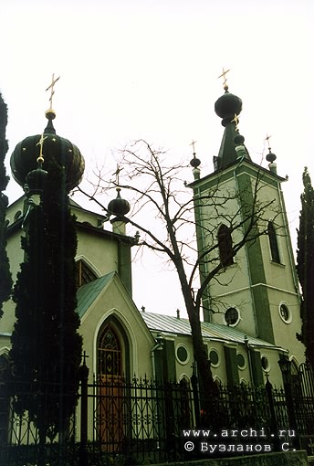 Alushta district. Alushta. Church of Feodor Stratilat, the Great Martyr. XIX G.Torichelli