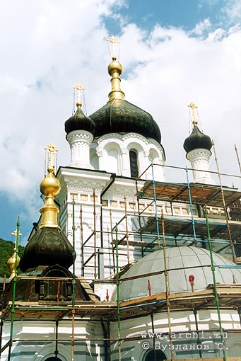 Yalta district. Phoros. Resurrection Church. XIX N.Chagin