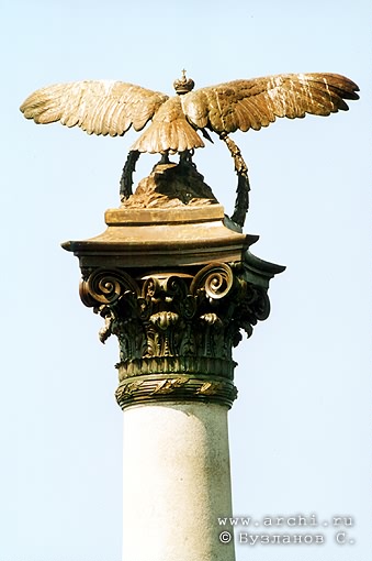 Sevastopol district. Sevastopol. Monument to Sunk Ships. Fragment.  A.Adamson