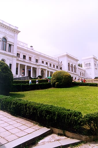 Yalta district. Livadiya. Livadiysky Palace. Church.  N.P.Krasnov