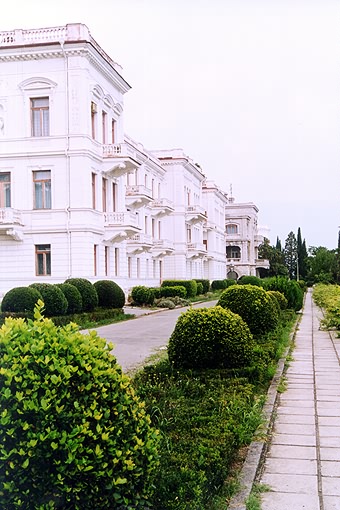 Yalta district. Livadiya. Livadiysky Palace. Church.  N.P.Krasnov