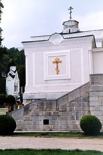 Yalta district. Livadiya. Livadiysky Palace. Church.  N.P.Krasnov