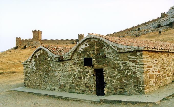 Sudak district. Sudak. Genuazskaya (Genoa) Fortress. Cisterns. XIV