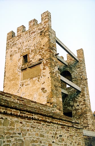 Sudak district. Sudak. Genuazskaya (Genoa) Fortress. Tower of Paskualae Judichae. XIV