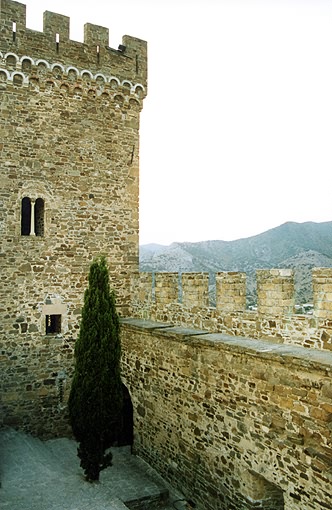 Sudak district. Sudak. Genuazskaya (Genoa) Fortress. Consulsky Castle. Inner yard. XV 