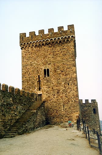 Sudak district. Sudak. Genuazskaya (Genoa) Fortress. Consulsky Castle. XV