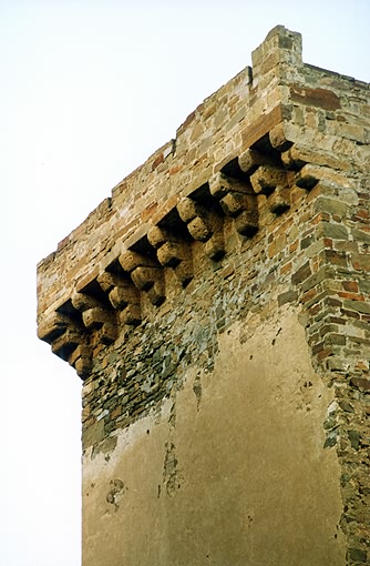 Sudak district. Sudak. Genuazskaya (Genoa) Fortress. Main Gate. Fragment. XIV-XV