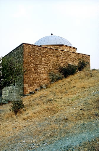 Sudak district. Sudak. Genuazskaya (Genoa) Fortress. Church with arcade (Mosque). XIV