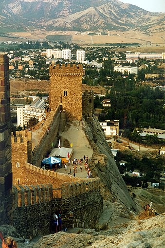 Sudak district. Sudak. Genuazskaya (Genoa) Fortress. Consulsky Castle. XV