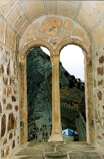 Sudak district. Sudak. Genuazskaya (Genoa) Fortress. Consulsky Castle. Fragment. XV