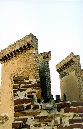 Sudak district. Sudak. Genuazskaya (Genoa) Fortress. Main Gate. Fragment. XIV-XV