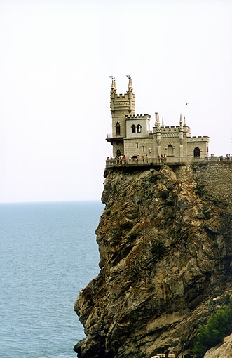 Yalta district. Miskhor. Lastochkino Gnezdo (Swallow Nest). XX A.V.Shervud