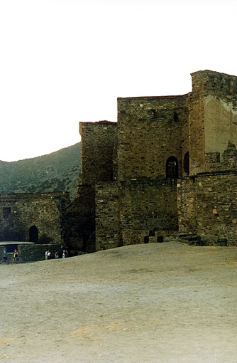 Sudak district. Sudak. Genuazskaya (Genoa) Fortress. Main Gate. Fragment. XIV-XV