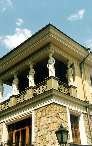 Yalta district. Yalta. Sanitarium. Fragment.