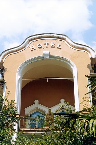 Yalta district. Yalta. Hotel. Fragment.