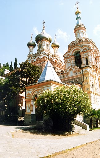 Yalta district. Yalta. Church of Alexandre Nevsky. XX P.K.Terebenev