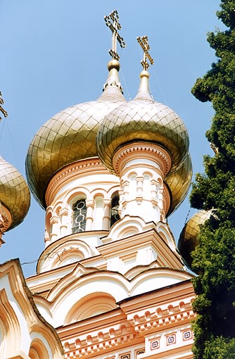 Yalta district. Yalta. Church of Alexandre Nevsky. Fragment. XX P.K.Terebenev