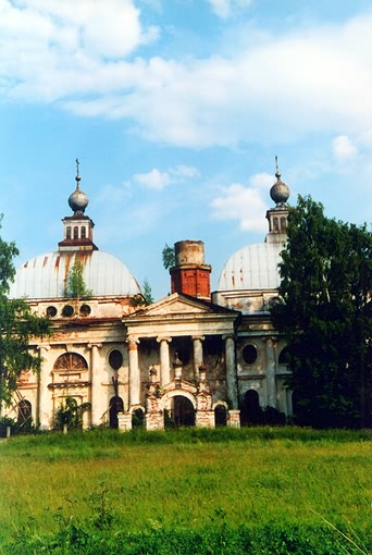 Volokolamsk district. Yaropolets. Yaropolets Estate of Chernyshevy. Church of Kazan Icon of the Virgin. XVIII M.F.Kazakov