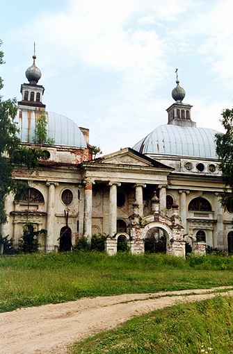 Volokolamsk district. Yaropolets. Yaropolets Estate of Chernyshevy. Church of Kazan Icon of the Virgin. XVIII M.F.Kazakov