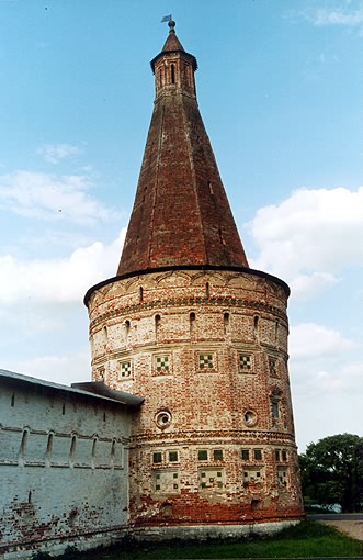 Volokolamsk district. Terayevo. Iosiph-Volokolamsky Monastery. Voskresenskaya (Resurrection) Tower. XVII I.Neverov