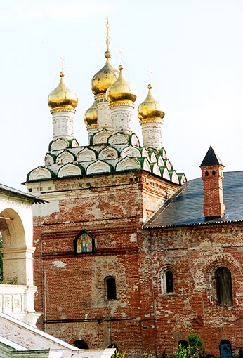 Volokolamsk district. Terayevo. Iosiph-Volokolamsky Monastery. Epiphany Church with refectory. XVI-XVII