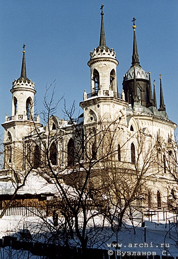 Bykovo. Church of Vladimir Icon of the Virgin. Last quarter of the XVIIIth cent.