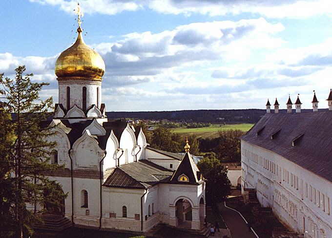 Odintsovo district. Zvenigorod. Savvin-Storozhevsky Monastery. Church of Nativity of the Virgin. XV cent.