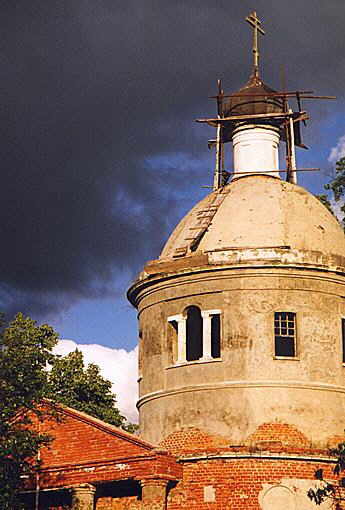 Ozery district. Aleshkovo. Estate Aleshkovo. Assumption Church. XIX cent.