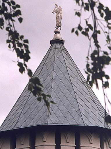 Serpoukhov district. Serpoukhov. Vysotsky Monastery. Tower. XIV cent.