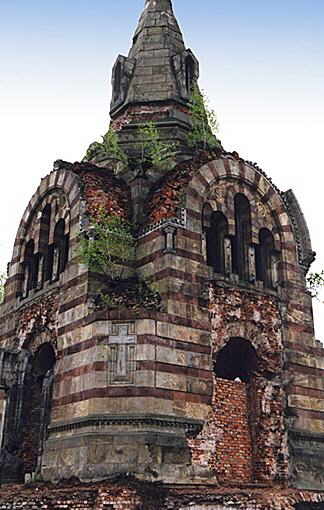 Serpoukhov district. Serpoukhov. Vysotsky Monastery. Chapel and Burial-Vault of All the Saints. XIX cent.