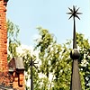 Volokolamsk district. Volokolamsk. The wall of complex of churches. XIX