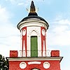 Volokolamsk district. Yaropolets. Yaropolets Estate of Goncharovy. Tower at coach-house. XVIII