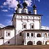 Stoupino district. Belopesotskoye. Trinity Belopesotsky Monastery. Trinity Church. XVII cent.