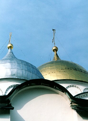 Novgorod district. Veliky Novgorod. Cathedral of Sophia, the Divine Wisdom. Fragment. XI