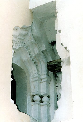 Novgorod district. Veliky Novgorod. Kremlin. Belfry. Fragment. XV